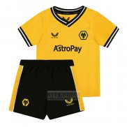 Camiseta De Futbol Wolves Primera Nino 2023-2024