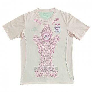 Camiseta De Futbol de Entrenamiento Argelia 2024-2025 Rosa