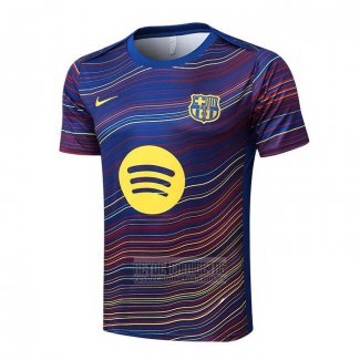 Camiseta De Futbol de Entrenamiento Barcelona 2025-2026 Azul Amarillo