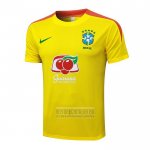 Camiseta De Futbol de Entrenamiento Brasil 2025-2026 Amarillo