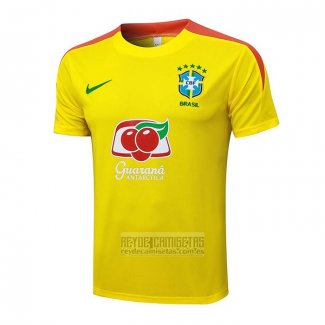 Camiseta De Futbol de Entrenamiento Brasil 2025-2026 Amarillo