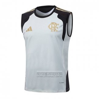 Camiseta De Futbol de Entrenamiento Flamengo Sin Mangas 2025-2026 Crema