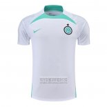 Camiseta De Futbol de Entrenamiento Inter Milan 2022-2023 Blanco