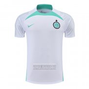 Camiseta De Futbol de Entrenamiento Inter Milan 2022-2023 Blanco