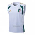 Camiseta De Futbol de Entrenamiento Italia Sin Mangas 2025-2026 Blanco