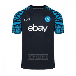 Camiseta De Futbol de Entrenamiento Napoli 2023-2024 Azul