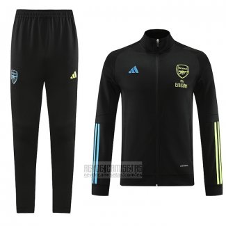 Chandal de Chaqueta del Arsenal 2023-2024 Negro