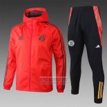 Chandal de Rompevientos del Bayern Munich 2024-2025 Rojo