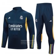 Chandal de Sudadera del Real Madrid 2023-2024 Azul