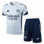 Chandal del Arsenal Manga Corta 2025-2026 Gris - Pantalon Corto