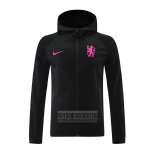 Chaqueta con Capucha del Chelsea 2024-2025 Negro