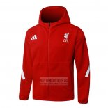 Chaqueta con Capucha del Liverpool 2025-2026 Rojo