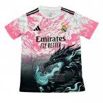 Tailandia Camiseta De Futbol Real Madrid Dragon 2025-2026 Rosa Negro