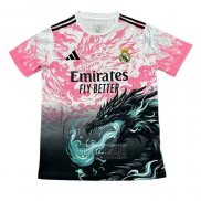 Tailandia Camiseta De Futbol Real Madrid Dragon 2025-2026 Rosa Negro