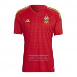 Camiseta De Futbol Argentina Portero 2022 Rojo