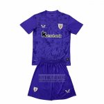 Camiseta De Futbol Athletic Bilbao Porter Nino 2025-2026 Purpura