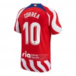 Camiseta De Futbol Atletico Madrid Jugador Correa Primera 2022-2023
