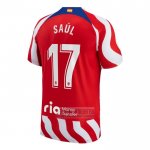 Camiseta De Futbol Atletico Madrid Jugador Saul Primera 2022-2023
