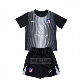 Camiseta De Futbol Atletico Madrid Portero Nino 2025-2026 Negro