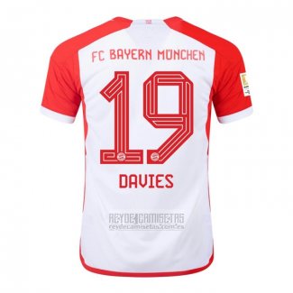 Camiseta De Futbol Bayern Munich Jugador Davies Primera 2023-2024