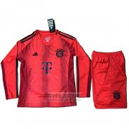 Camiseta De Futbol Bayern Munich Primera Manga Larga Nino 2024-2025