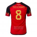 Camiseta De Futbol Belgica Jugador Tielemans Primera 2022