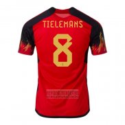 Camiseta De Futbol Belgica Jugador Tielemans Primera 2022