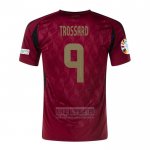 Camiseta De Futbol Belgica Jugador Trossard Primera 2024