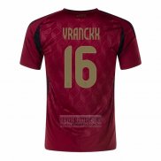 Camiseta De Futbol Belgica Jugador Vranckx Primera 2024