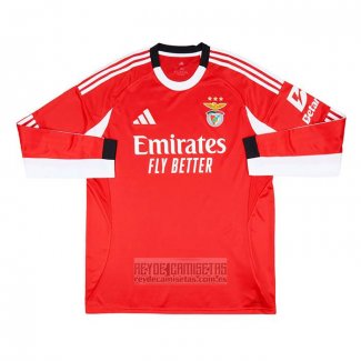 Camiseta De Futbol Benfica Primera Manga Larga 2025-2026