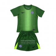Camiseta De Futbol Chelsea Portero Nino 2025-2026 Verde