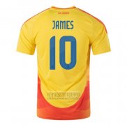 Camiseta De Futbol Colombia Jugador James Primera 2024