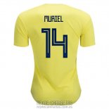 Camiseta De Futbol Colombia Jugador Muriel Primera 2018