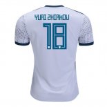 Camiseta De Futbol Rusia Jagudor Yuri Zhirkov Segunda 2018