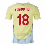 Camiseta De Futbol Espana Jugador Zubimendi Segunda 2024