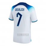 Camiseta De Futbol Inglaterra Jugador Grealish Primera 2022