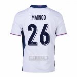 Camiseta De Futbol Inglaterra Jugador Mainoo Primera 2024