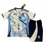 Camiseta De Futbol Japon Dragon Ball Nino 2024-2025 Azul