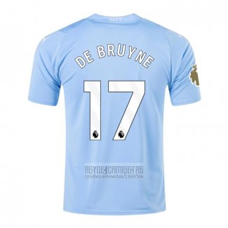 Camiseta De Futbol Manchester City Jugador De Bruyne Primera 2023-2024