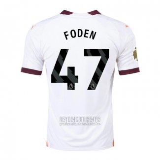 Camiseta De Futbol Manchester City Jugador Foden Segunda 2023-2024