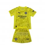 Camiseta De Futbol Manchester City Portero Nino 2025-2026 Amarillo