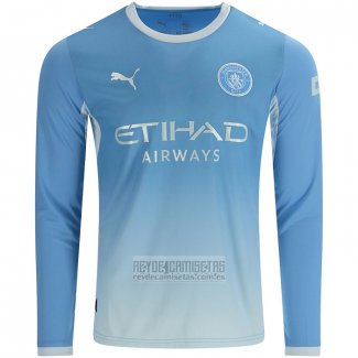 Camiseta De Futbol Manchester City Primera Manga Larga 2026-2027