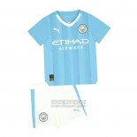 Camiseta De Futbol Manchester City Primera Nino 2023-2024