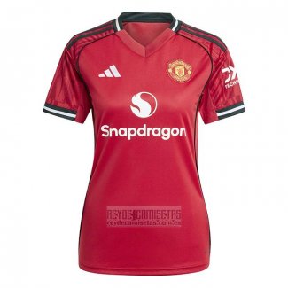 Camiseta De Futbol Manchester United Primera Mujer 2025-2026