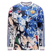 Camiseta De Futbol Manchester United Special Manga Larga 2025-2026 Azul