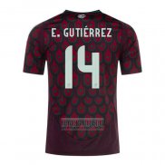 Camiseta De Futbol Mexico Jugador E.Gutierrez Primera 2024