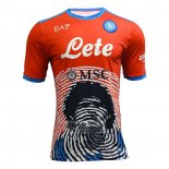Camiseta De Futbol Napoli Maradona Special 2021-2022 Rojo