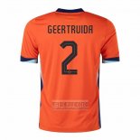 Camiseta De Futbol Paises Bajos Jugador Geertruida Primera 2024-2025