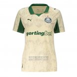 Camiseta De Futbol Palmeiras Segunda Mujer 2025 Amarillo