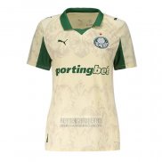 Camiseta De Futbol Palmeiras Segunda Mujer 2025 Amarillo